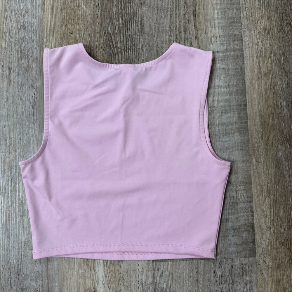 Yogalicious Pure Cloud Basic Fitted Cropped Tank … - image 5